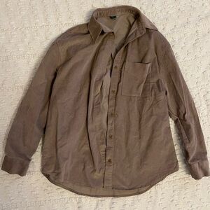 Women’s corduroy button down